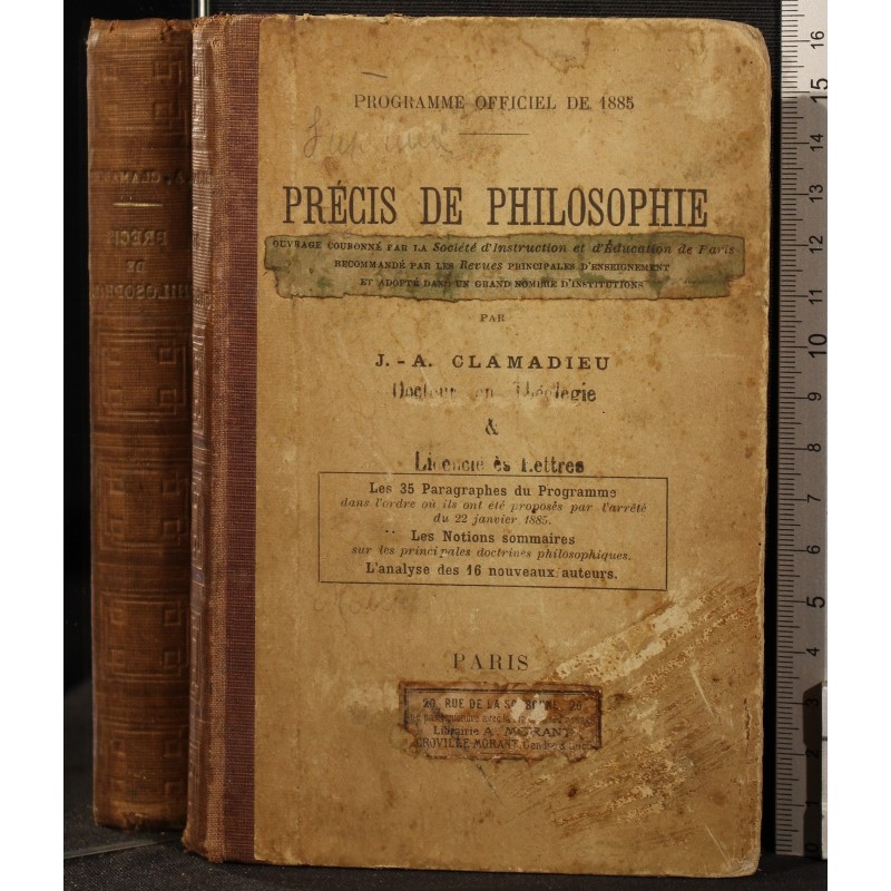 PRECIS DE PHILOSOPHIE.