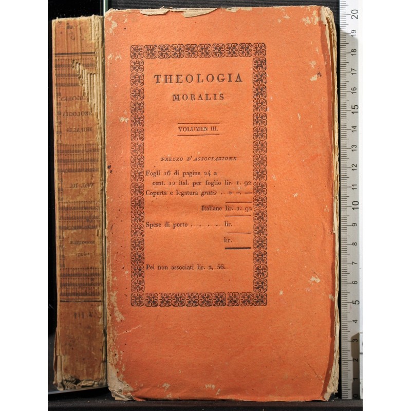 THEOLOGIA MORALIS. VOL III.