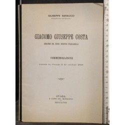 GIACOMO GIUSEPPE COSTA. COMMEMORAZIONE.