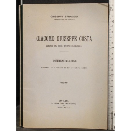 GIACOMO GIUSEPPE COSTA. COMMEMORAZIONE.