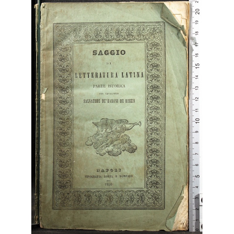 SAGGIO DI LETTERATURA LATINA. PARTE ISTORICA.