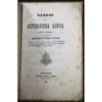 SAGGIO DI LETTERATURA LATINA. PARTE ISTORICA.