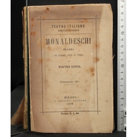 MONALDESCHI DRAMMA IN CINQUE ATTI IN VERSI.