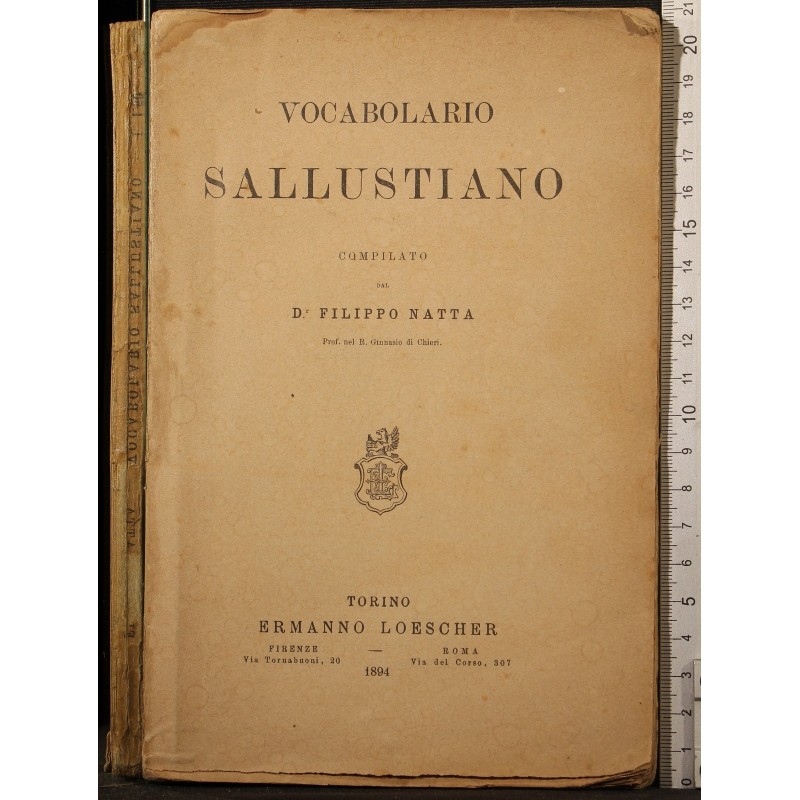 VOCABOLARIO SALLUSTIANO.