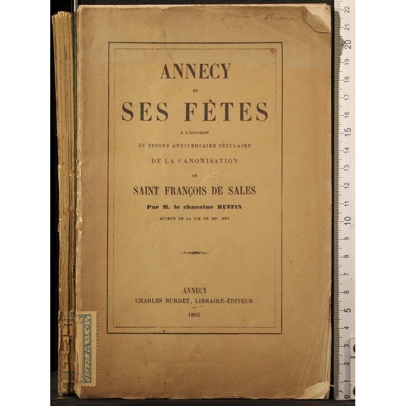 ANNECY ET SES FETES A L'OCCASION DU...