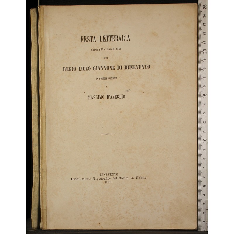 FESTA LETTERARIA NEL REGIO LICEO GIANNONE...