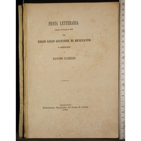 FESTA LETTERARIA NEL REGIO LICEO GIANNONE...