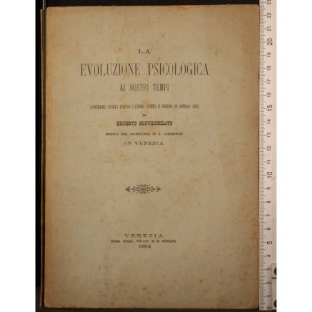 LA EVOLUZIONE PSICOLOGICA AI NOSTRI TEMPI.