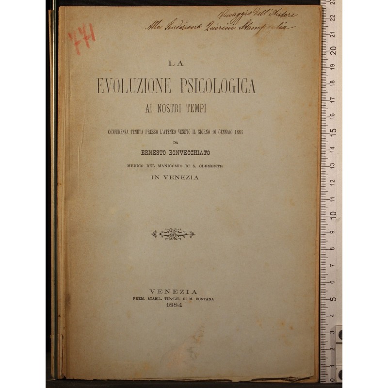 LA EVOLUZIONE PSICOLOGICA AI NOSTRI TEMPI.