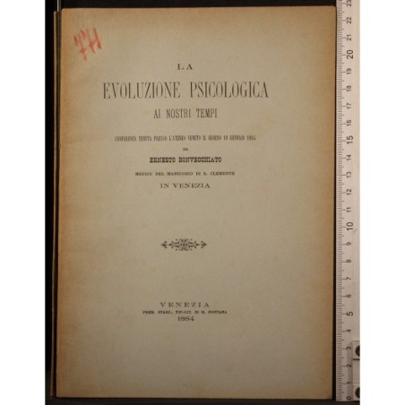 LA EVOLUZIONE PSICOLOGICA AI NOSTRI TEMPI.