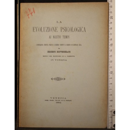 LA EVOLUZIONE PSICOLOGICA AI NOSTRI TEMPI.