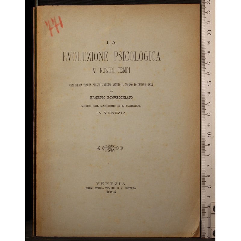 LA EVOLUZIONE PSICOLOGICA AI NOSTRI TEMPI.