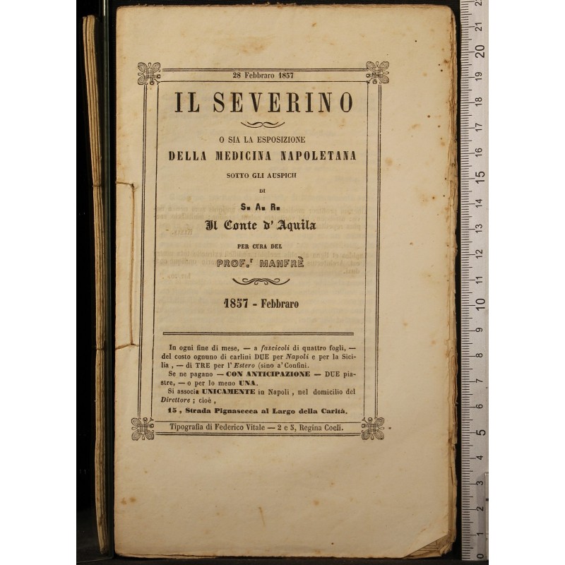 IL SEVERINO O SIA LA ESPOSIZIONE… FEBBRARO.