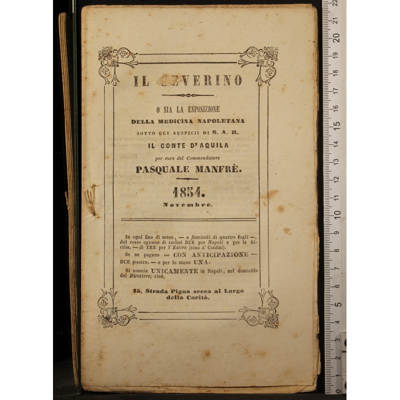 IL SEVERINO O SIA LA ESPOSIZIONE… NOVEMBRE.