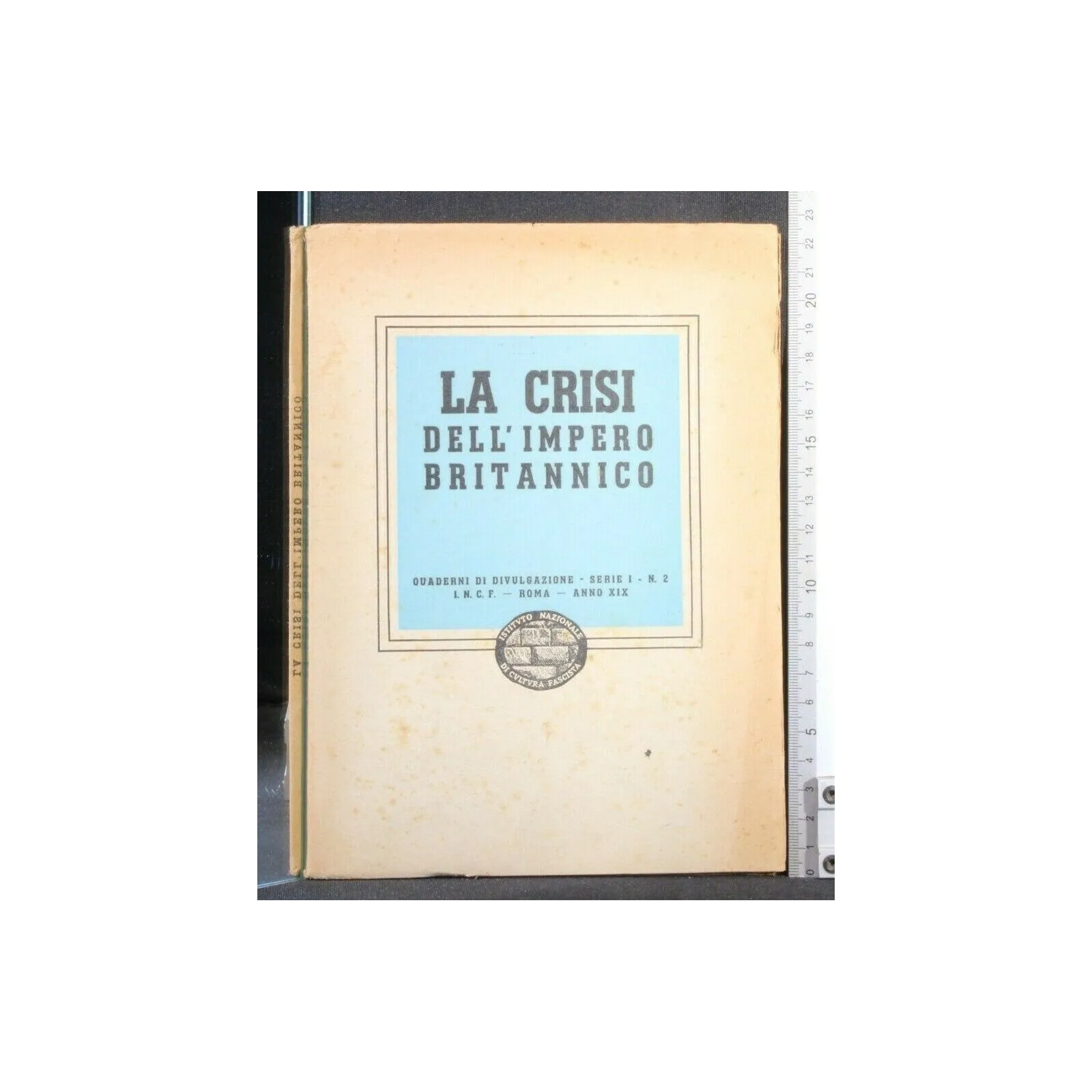 LA CRISI DELL'IMPERO BRITANNICO SERIE 1 N. 2