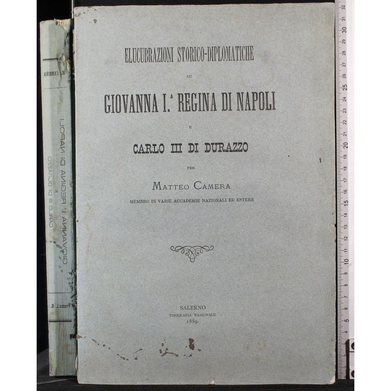 ELUCUBRAZIONI STORICO-DIPLOMATICHE SU GIOVANNA I...