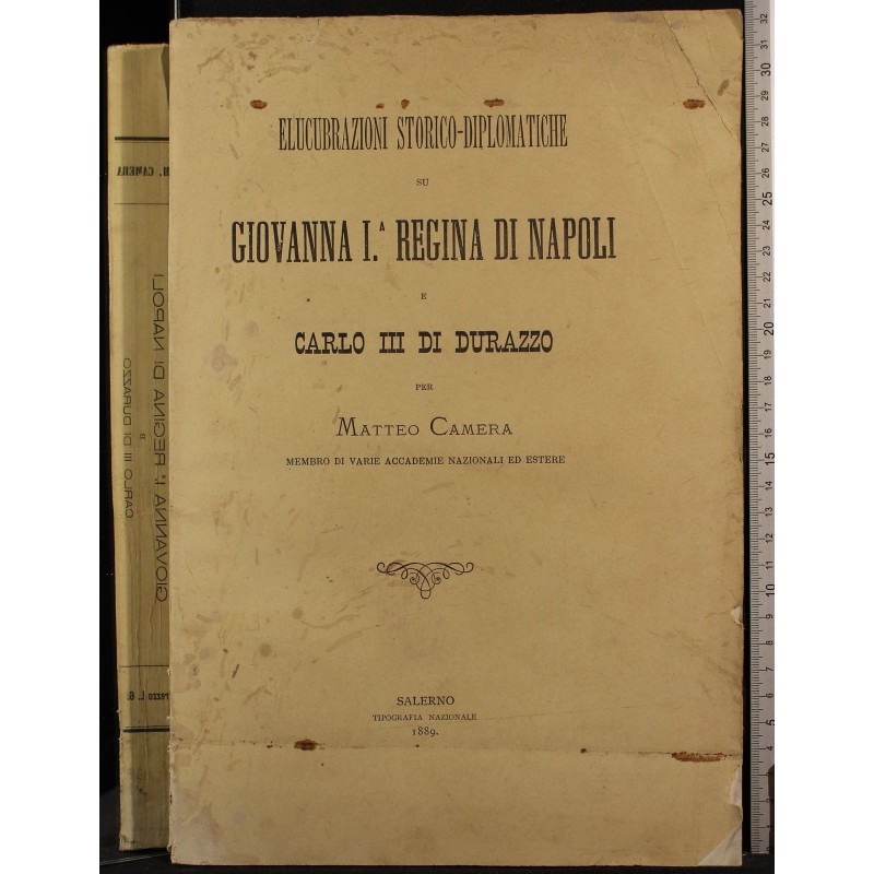 ELUCUBRAZIONI STORICO-DIPLOMATICHE SU GIOVANNA I...