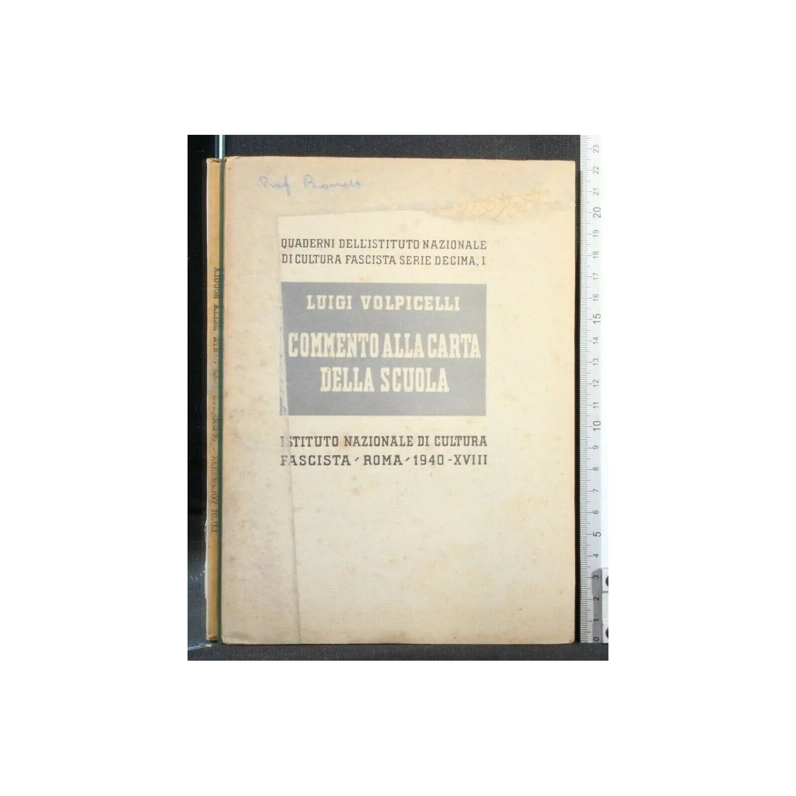 COMMENTO ALLA CARTA DELLA SCUOLA