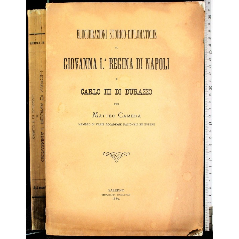ELUCUBRAZIONI STORICO-DIPLOMATICHE SU GIOVANNA I...