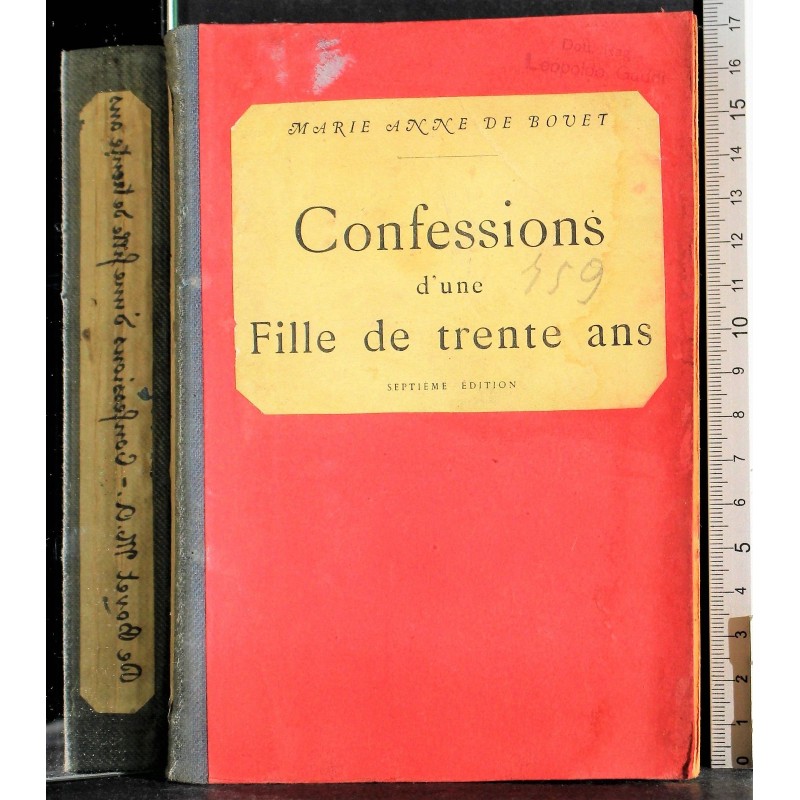 CONFESSIONS D'UNE FILLE DE TRENTE ANS.
