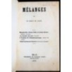 MELANGES.