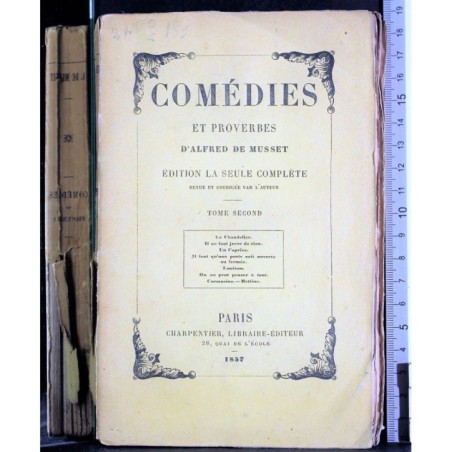COMEDIES ET PROVERBES. TOME 2.