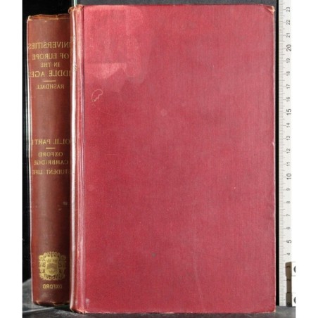 UNIVERSITIES EUROPE MIDDLE AGES VOL 2 PART 2.