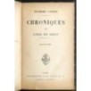 CHRONIQUES DE L'OEIL-DE-BOEUF 2.