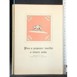 PISA A PUGNARE INVITTA A VINCER NATA MAGISTRATURA DI S. ANTONIO