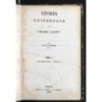 STORIA UNIVERSALE. TOMO I. INTRODUZIONE - EPOCA I.
