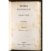 STORIA UNIVERSALE. TOMO XIII. EPOCA XIII - PARTE I.