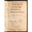 ESERCIZI PER LA GRAMMATICA LATINA.