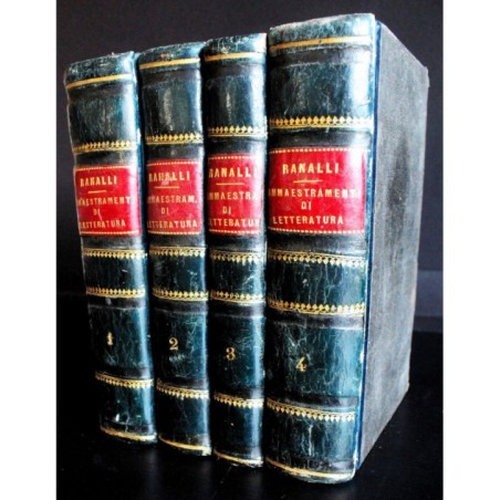 AMMAESTRAMENTI DI LETTERATURA. 4 VOLUMI.