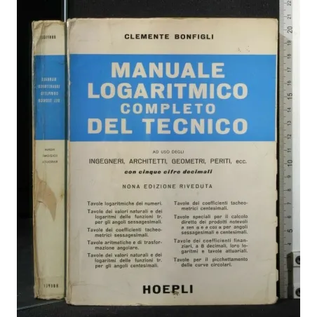 MANUALE LOGARITMICO COMPLETO DEL TECNICO