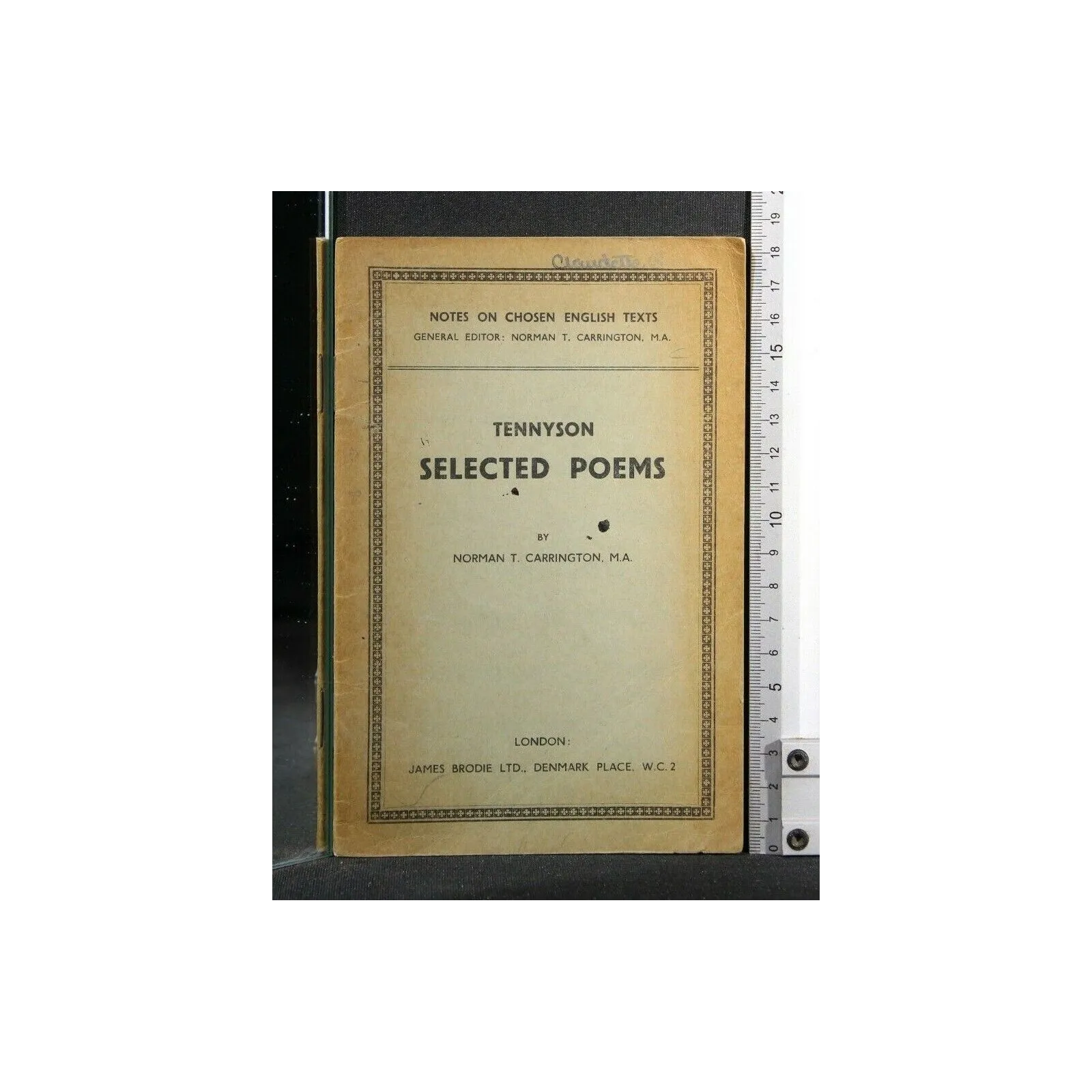 TENNYSON SELECTED POEMS