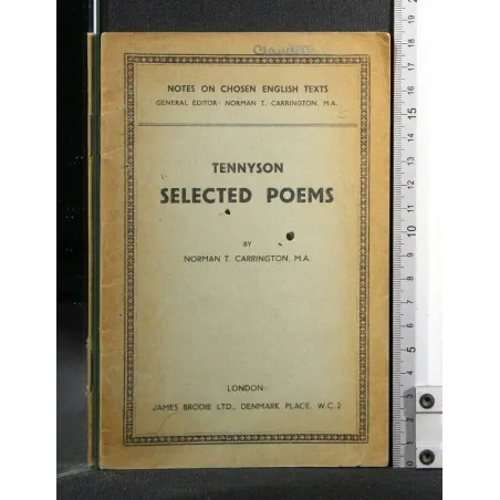 TENNYSON SELECTED POEMS