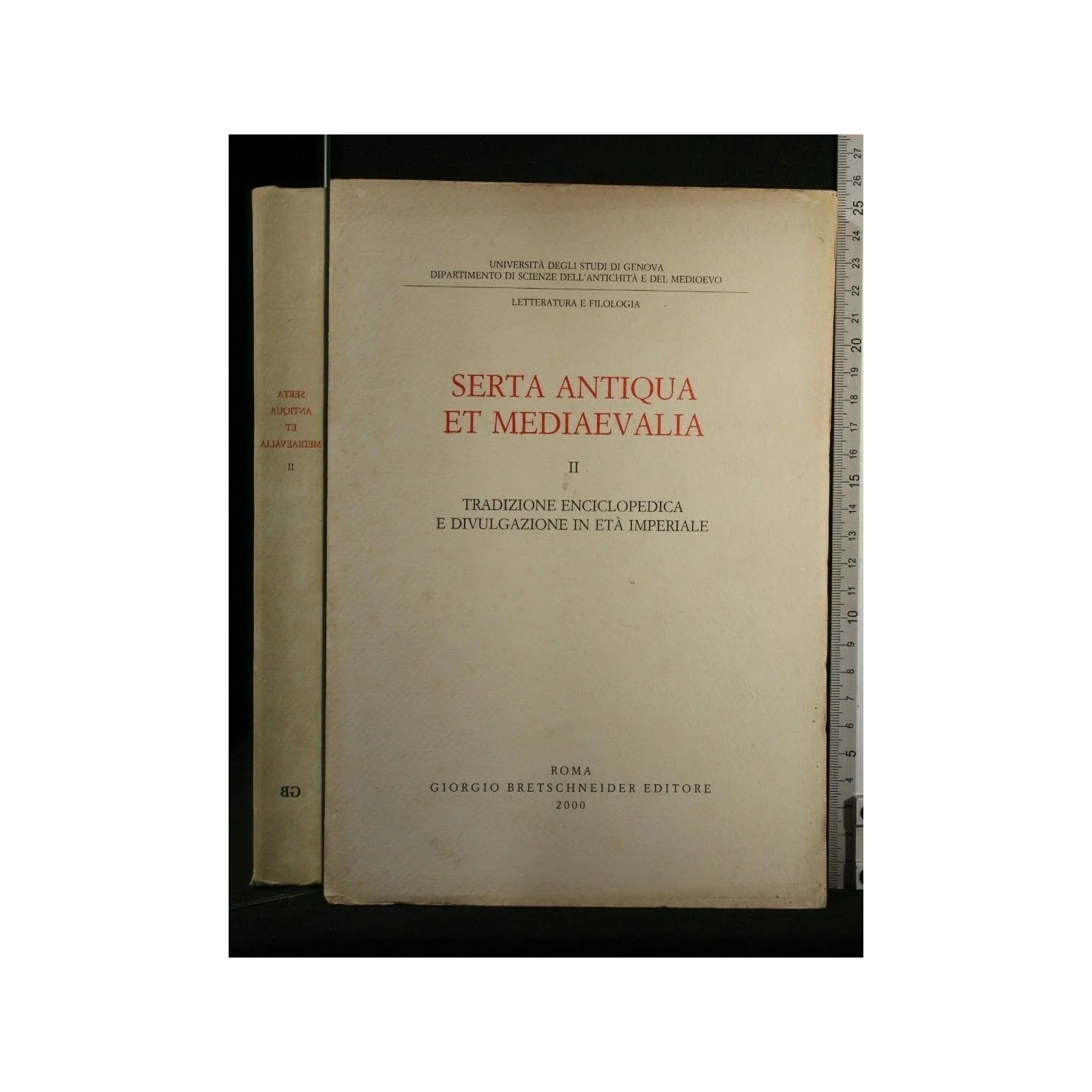 SERTA ANTIQUA ET MEDIAEVALIA VOL 2