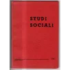 STUDI SOCIALI-n 1, gennaio/febbraio-1967