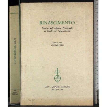 RINASCIMENTO-vol XXVI-1986