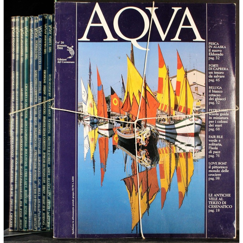 RACCOLTA RIVISTE AQUA-n 11-20, marzo 1987/gennaio 1988-1988