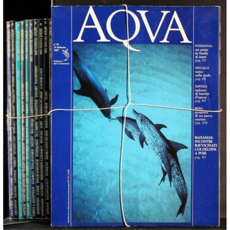 RACCOLTA RIVISTE AQUA-n 1- 10, maggio 1986/febbraio 1987-1987