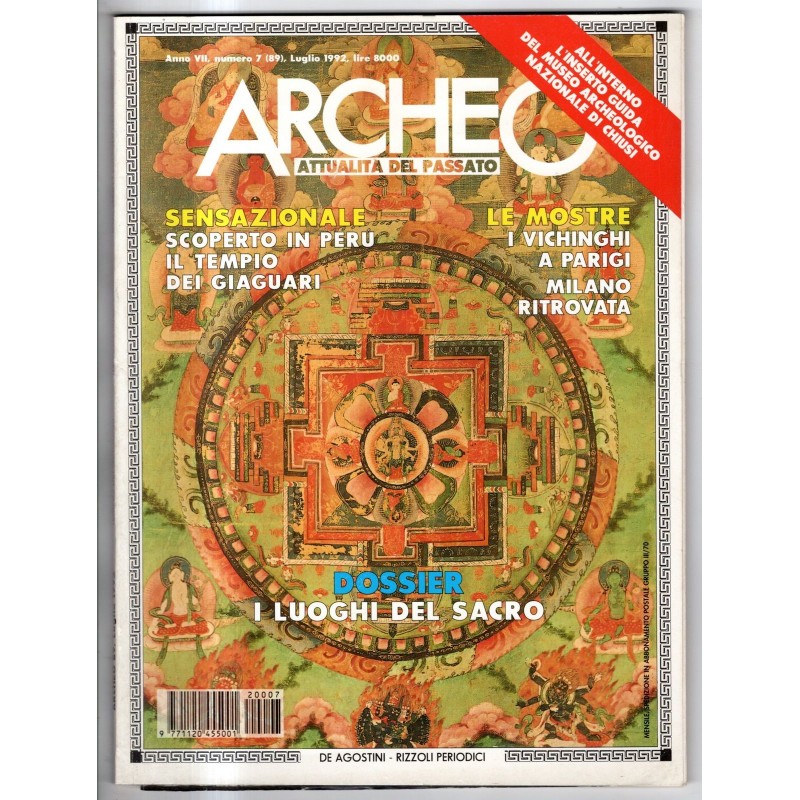 ARCHEO-n 7 (89), luglio-1992