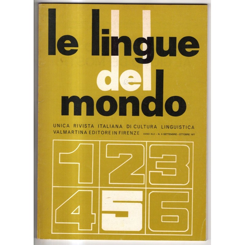 LE LINGUE DEL MONDO-n 5, settembre/ottobre-1977
