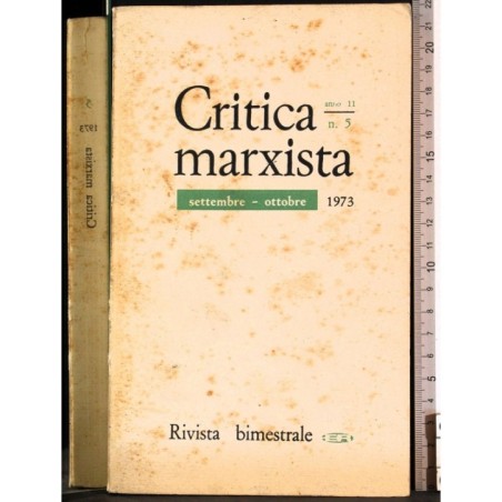 CRITICA MARXISTA-n 5, settembre/ottobre-1973