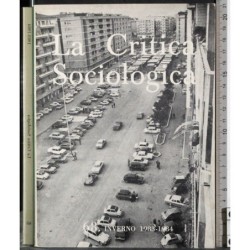 LA CRITICA SOCIOLOGICA-n 68, inverno 1983-1984-1984