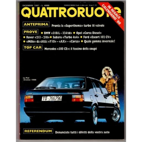 QUATTRORUOTE-n 386, dicembre-1987