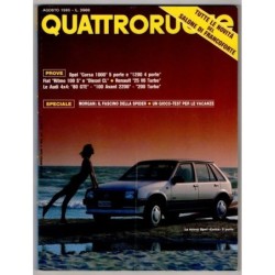 QUATTRORUOTE-n 358, agosto-1985