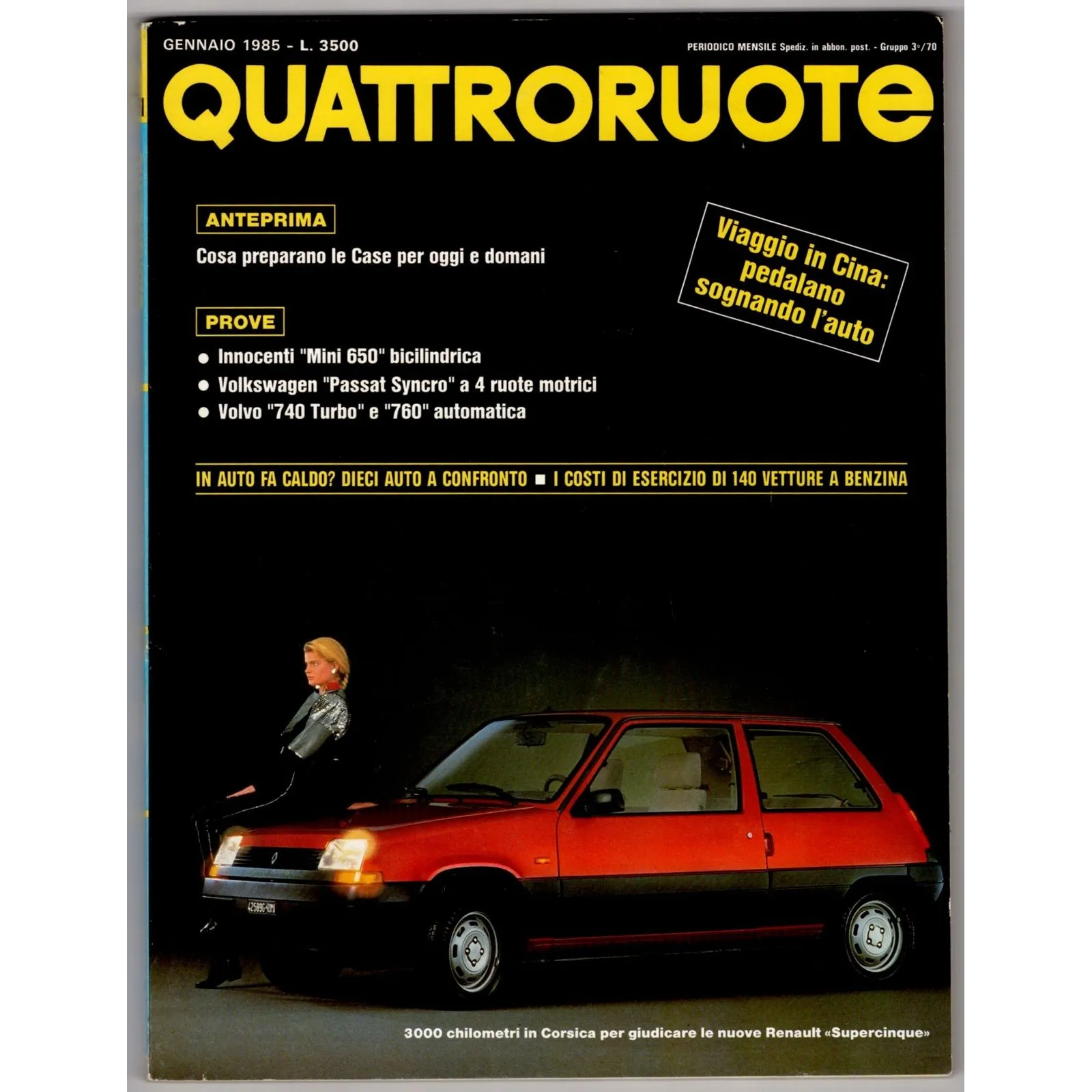QUATTRORUOTE-n 351, gennaio-1985