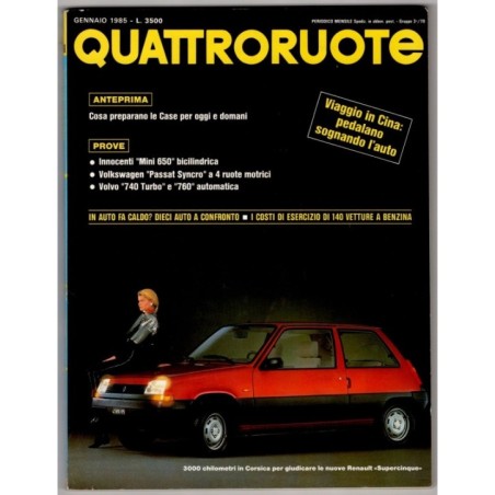 QUATTRORUOTE-n 351, gennaio-1985