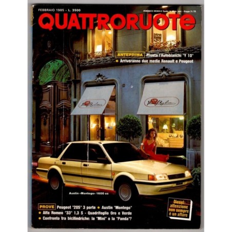 QUATTRORUOTE-n 352, febbraio-1985